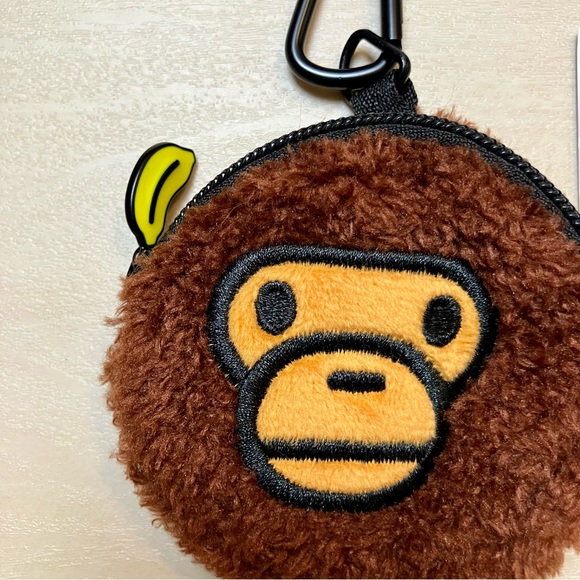 🍌 A bathing ape bape baby Milo coin purse pouch keychain - Picture 3 of 7
